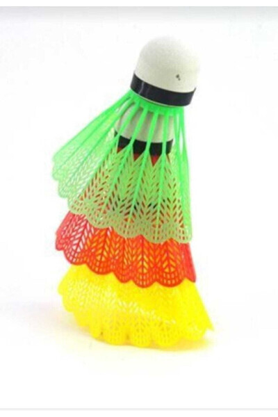 3 Pack Colorful Badminton Shuttlecocks - DENIZ SPORT