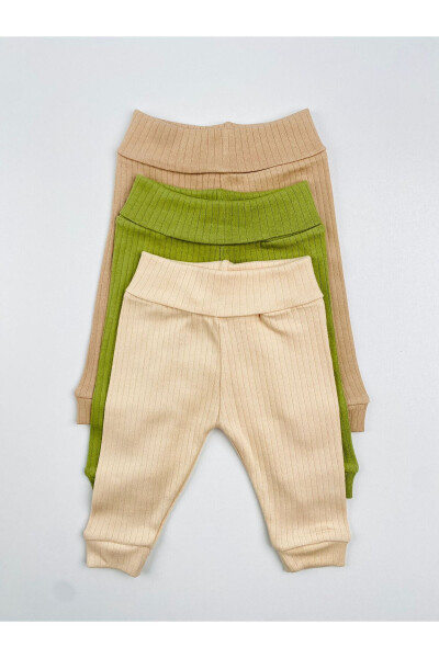 3-Pack Cotton Rib Basic Bodysuit Set - 4