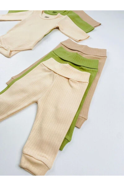 3-Pack Cotton Rib Basic Bodysuit Set - 8
