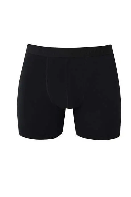 3-Pack Men's Black Long Leg Lycra Boxers - 23