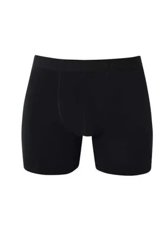 3-Pack Men's Black Long Leg Lycra Boxers - 3