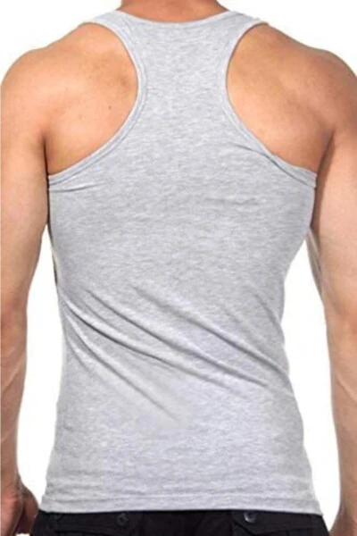 3 Pack Men's Cross Lycra Sports Tank Top 3 Colors - 4