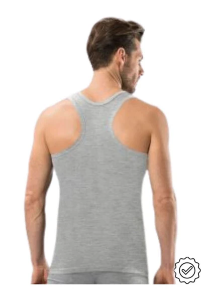3 Pack Men's Ribbed Lycra Sports Rambo Undershirt Tu2 - 3