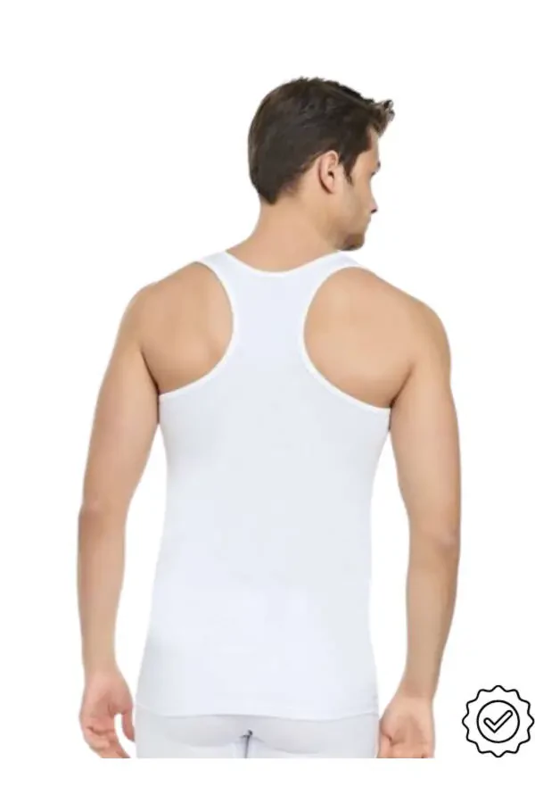 3 Pack Men's Ribbed Lycra Sports Rambo Undershirt Tu2 - 1