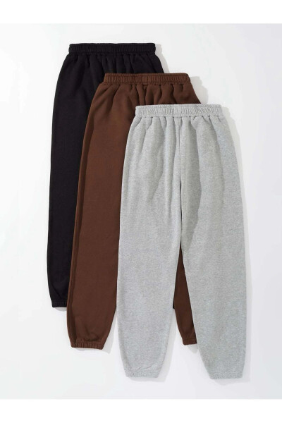 3-Pack Minimal Printed Jogger Pants - 2