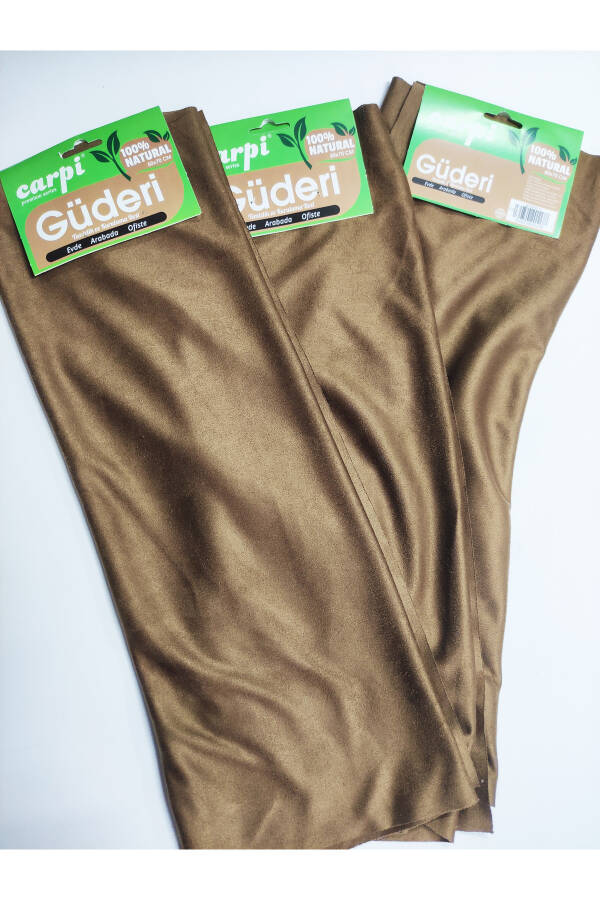 3 Pack Natural Luxury Suede Cloth 50x70 Cm for Home, Car, Office - 2