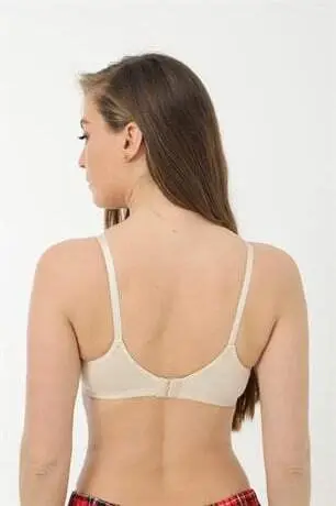 3 Pack Nude Nursing Bra Cotton Lycra - 5
