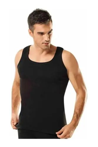 3-Pack Rib Knit Classic Tank Top Black-Black 