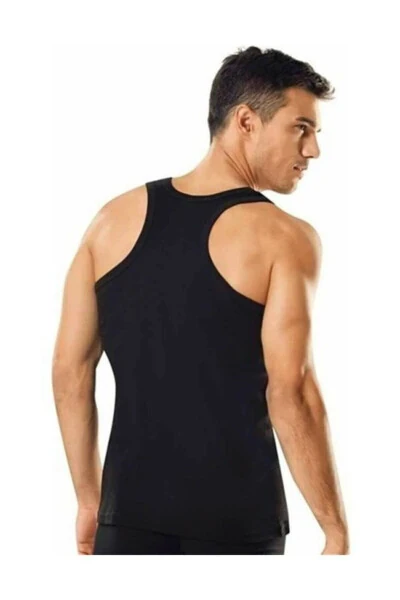 3 Pack Ribana Sportsman Rambo Sports Men's Undershirt Black - TUTKU