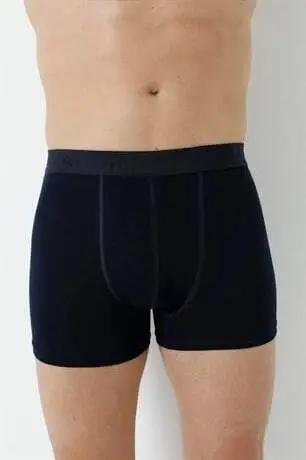 3 Pack Royal Blue Men's Boxer Shorts Lycra Elastic Fabric - 3
