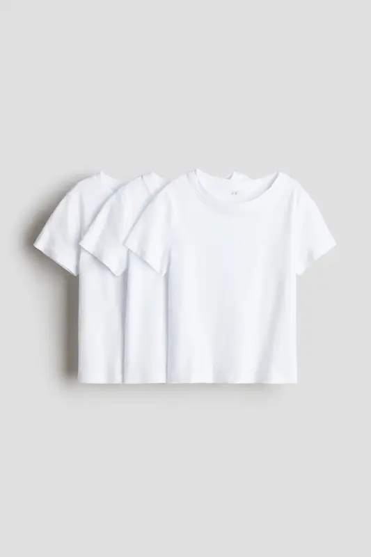 3-Pack T-Shirt - White - 1