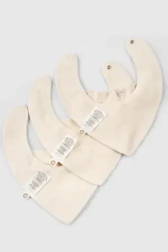 3-Pack Waterproof Organic Cotton Bandana Bib Set - 7