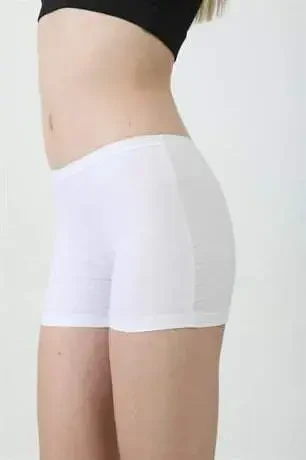 3-Pack Женские Белые Боксеры Хлопковые С Лайкрой - 15