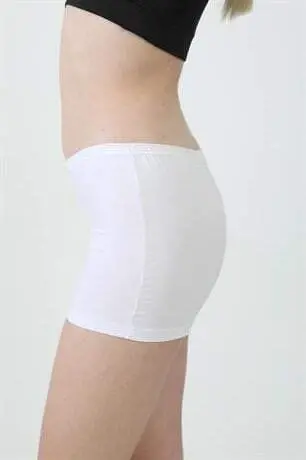 3-Pack Женские Белые Боксеры Хлопковые С Лайкрой - 17