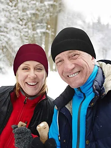 3 Pieces Winter Warm Skull Cap Soft Fleece Beanie Hat Thick Windproof Watch Cap Skiing Outdoor Warm Colored for Men Women - 5