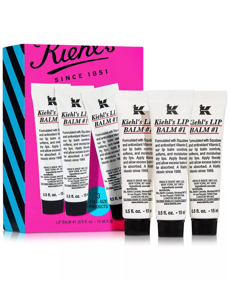 3-Pc. Kiss Me With Kiehl's Lip Balm Set Hol24 - 1