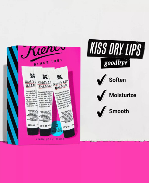 3-Pc. Kiss Me With Kiehl's Lip Balm Set Hol24 - 3