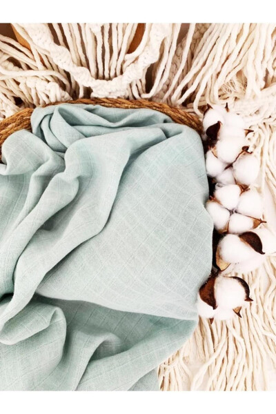 3-Piece 100% Organic Cotton Muslin Swaddle Blanket, Set - 4