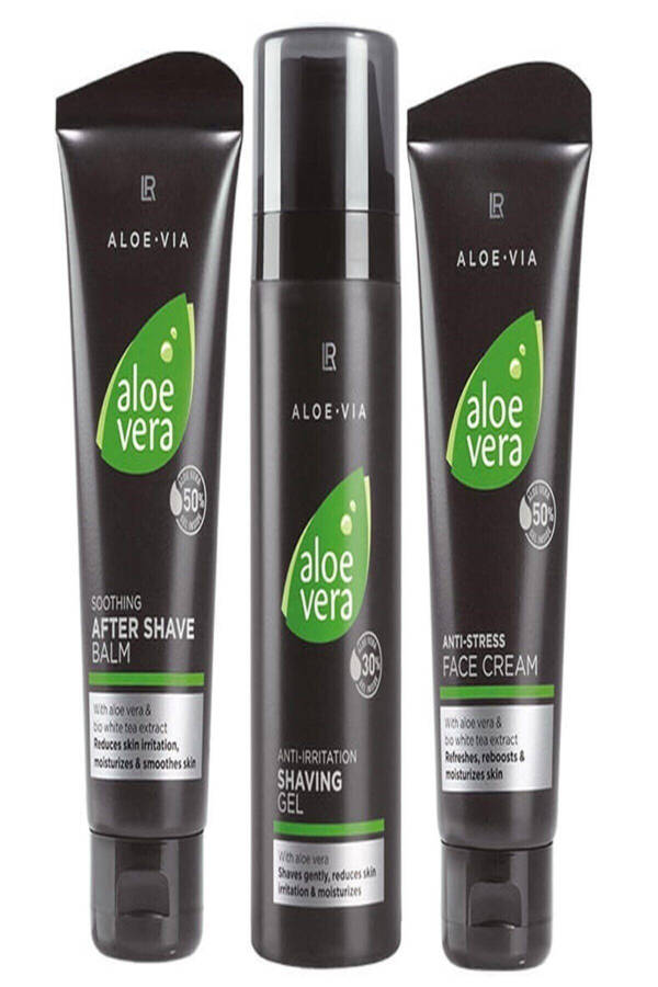 3-Piece Aloe Vera Men's Care Gel Set - 1