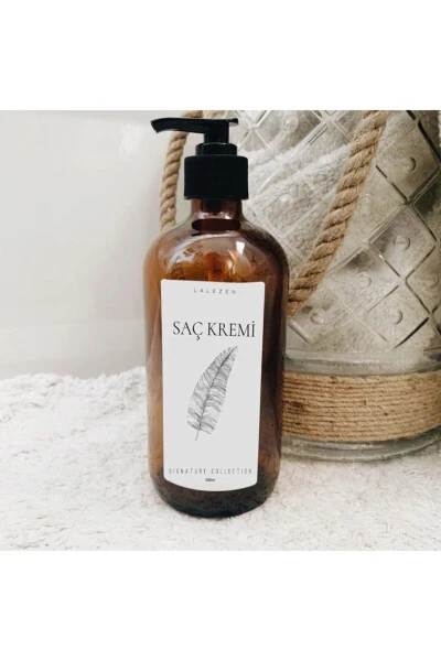 3-piece Amber Glass Bottle Floral Dusset Set 500ml Shower Gel - 5