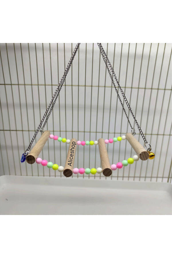 3-Piece Bird Toy Set Cage Accessories - 5