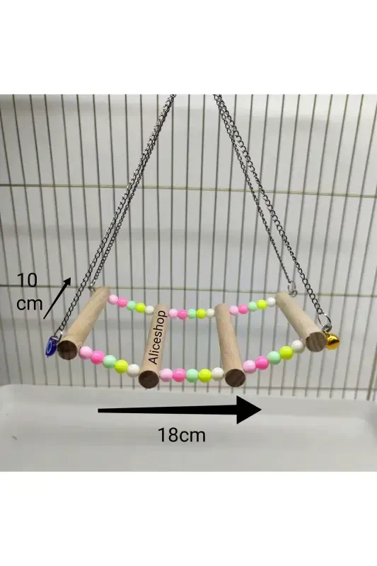 3-Piece Bird Toy Set Cage Accessories - 2