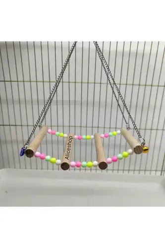 3-Piece Bird Toy Set Cage Accessories - 4
