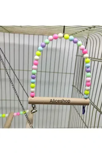 3-Piece Bird Toy Set Cage Accessories - 5