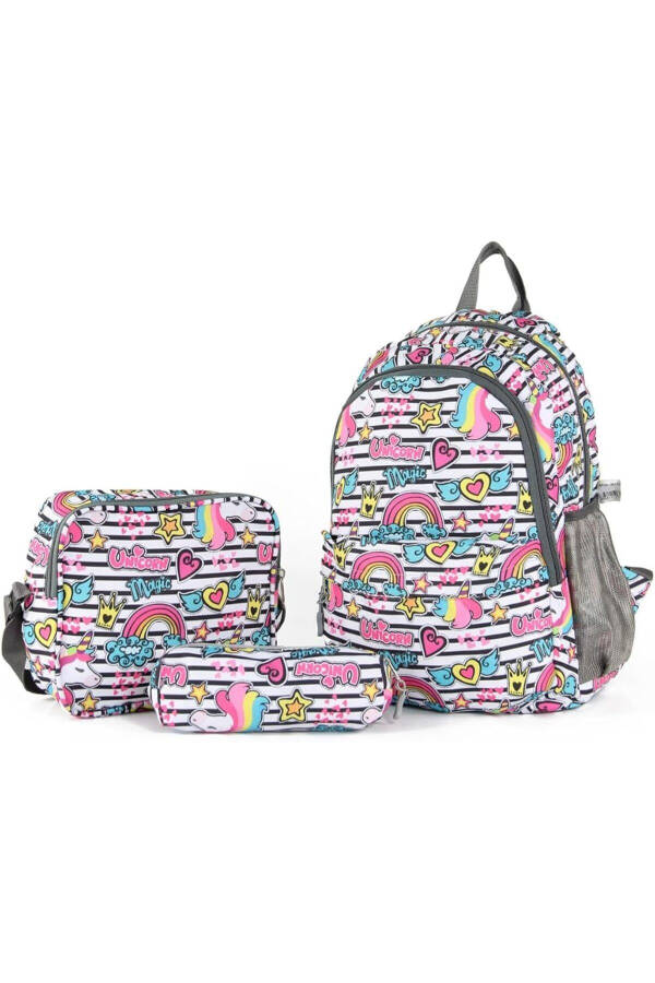 3-Piece Elementary School Backpack Set - 8