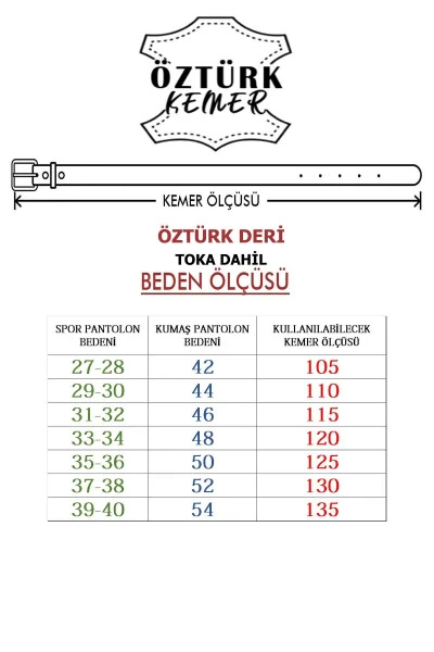 3 Piece Men's Belt Suitable for Jeans and Canvas - 4