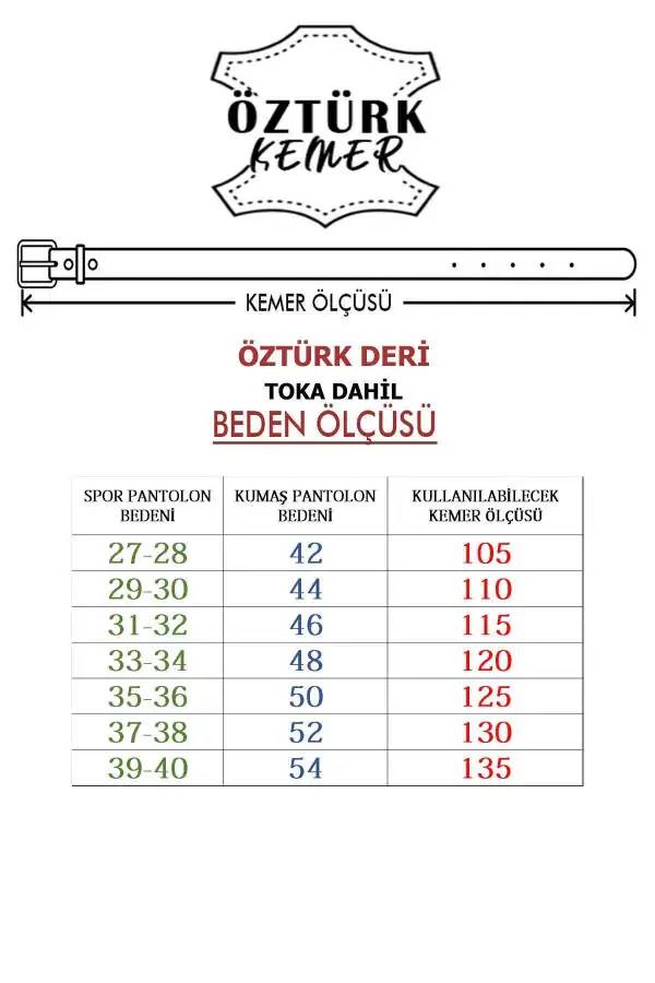 3 Piece Men's Belt Suitable for Jeans and Canvas - 4