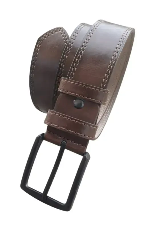 3 Piece Men's Belt Suitable for Jeans and Canvas - 4