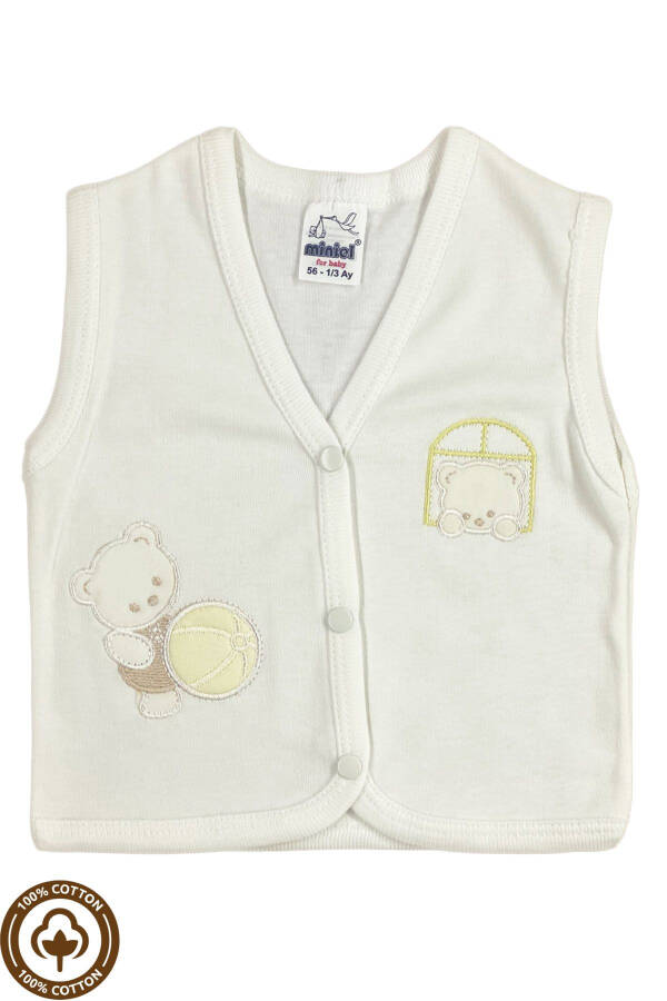 3-piece organic cotton baby vest set for 3-6-9 months babies - 4