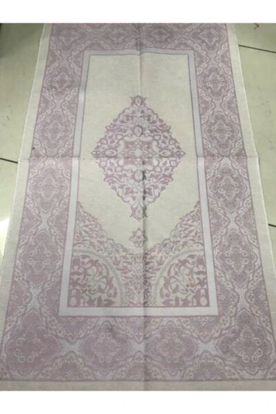 3 Piece Prayer Set 1 Yasin-i Sharif 1 Prayer Rug 1 Tasbih Purple Color - Modazone (1)