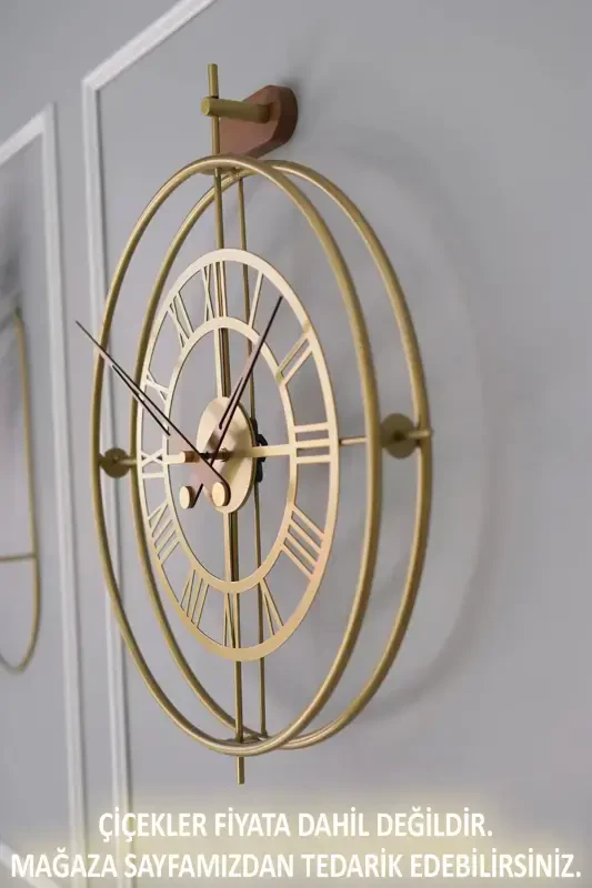 3-Piece Romera Classic Exclusive, Modern Decorative Metal 3-Piece Wall Clock - 2