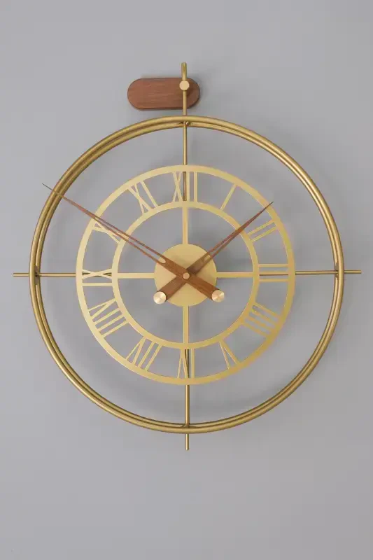 3-Piece Romera Classic Exclusive, Modern Decorative Metal 3-Piece Wall Clock - 5