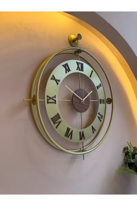 3-Piece Romera Classic Exclusive, Modern Decorative Metal 3-Piece Wall Clock - 6