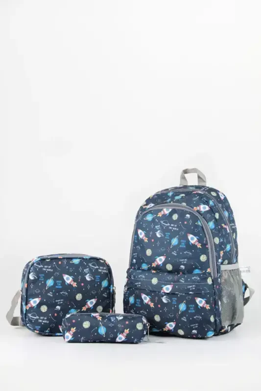 3-Piece School Backpack Set Planet / Plcan2079.301 - 4