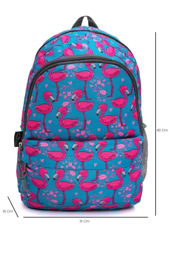 3-Piece School Bag Set Pink Flamingo / Plcan2079.318 - 4