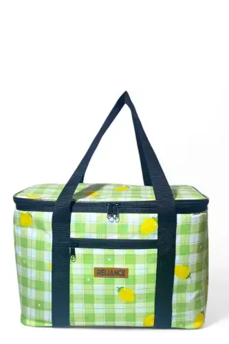 3-piece set 35+20+10 lt Food Carrier Thermos Thermal Nutrition Cooler Picnic Bag-Green - 5