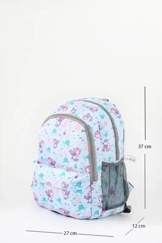 3-Piece Set Elementary School Bag - Mermaid - 4