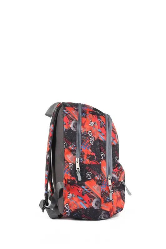 3-Piece Set Elementary School Bag - RED CAR - 1