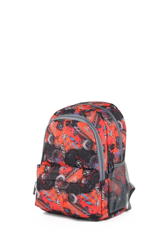 3-Piece Set Elementary School Bag - RED CAR - 3