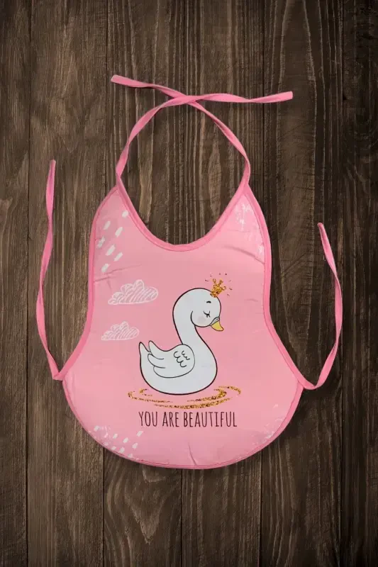 3-Piece Set Girl Print Economical Waterproof Smock Bib Feeding and Activity Bib (0-36 Months) - 2