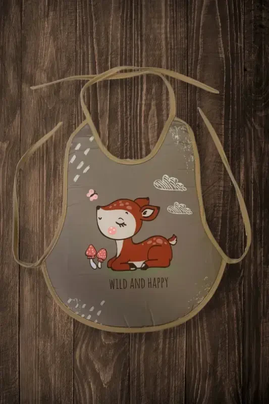 3-Piece Set Girl Print Economical Waterproof Smock Bib Feeding and Activity Bib (0-36 Months) - 4