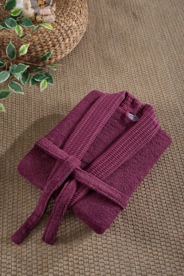 3-Piece Terry Bathrobe Set 100% Cotton | High-Quality Bathrobe Set | Softness and Absorbency - 2