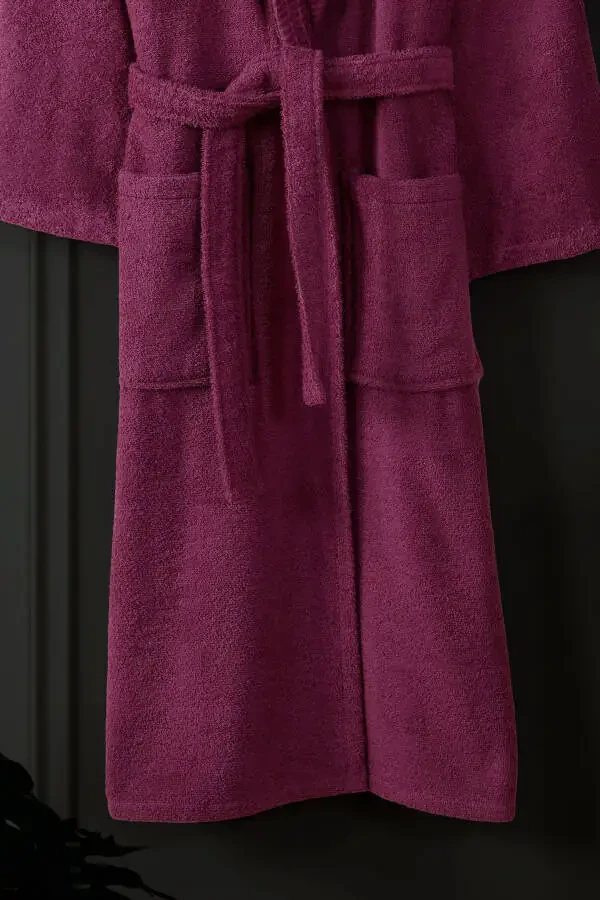 3-Piece Terry Bathrobe Set 100% Cotton | High-Quality Bathrobe Set | Softness and Absorbency - 4