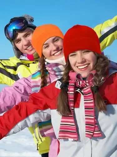 3 Pieces Winter Warm Skull Cap Soft Fleece Beanie Hat Thick Windproof Watch Cap Skiing Outdoor Warm Colored for Men Women - 3 (1)