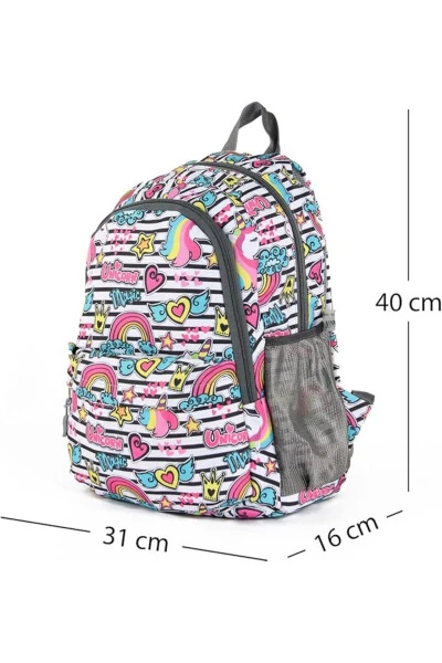 3 qismli boshlang'ich maktab sumkasi to'plami - 14