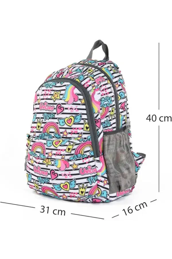 3 qismli boshlang'ich maktab sumkasi to'plami - 14